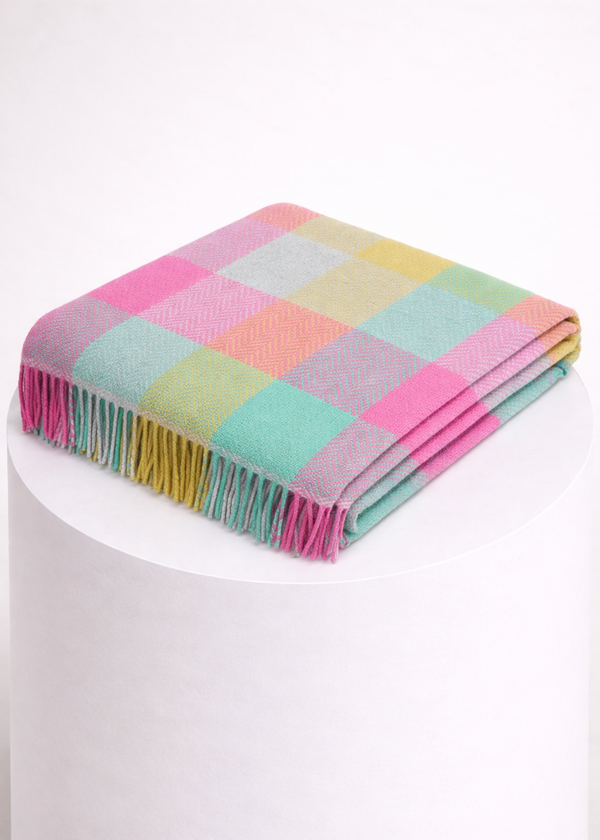 Foxford Cashmere and Lambswool Throw | Skellig