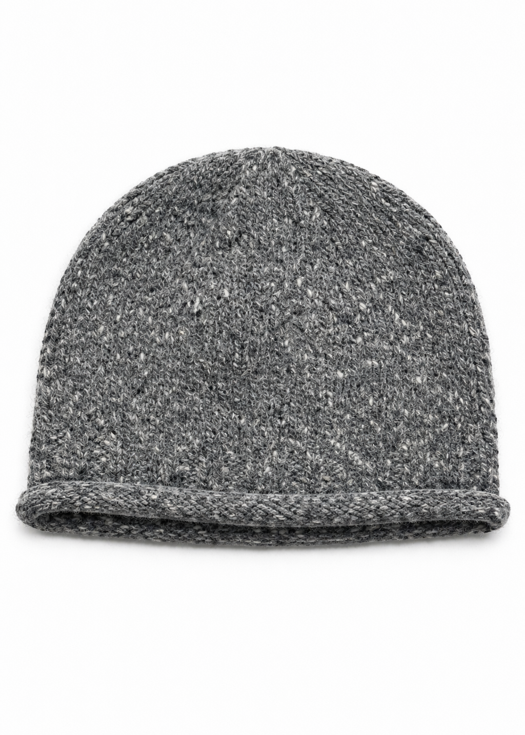 Donegal Fleck Wool Hat - Charcoal