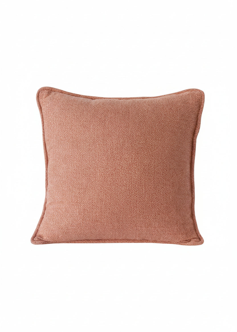 Ballyartella Cushion Orange Papaya Brick Herringbone