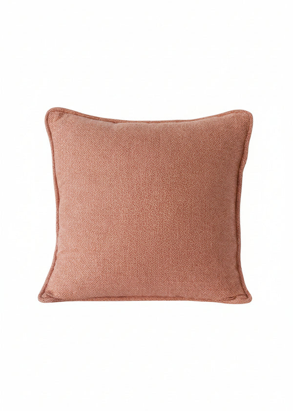 Ballyartella Cushion Orange Papaya Brick Herringbone