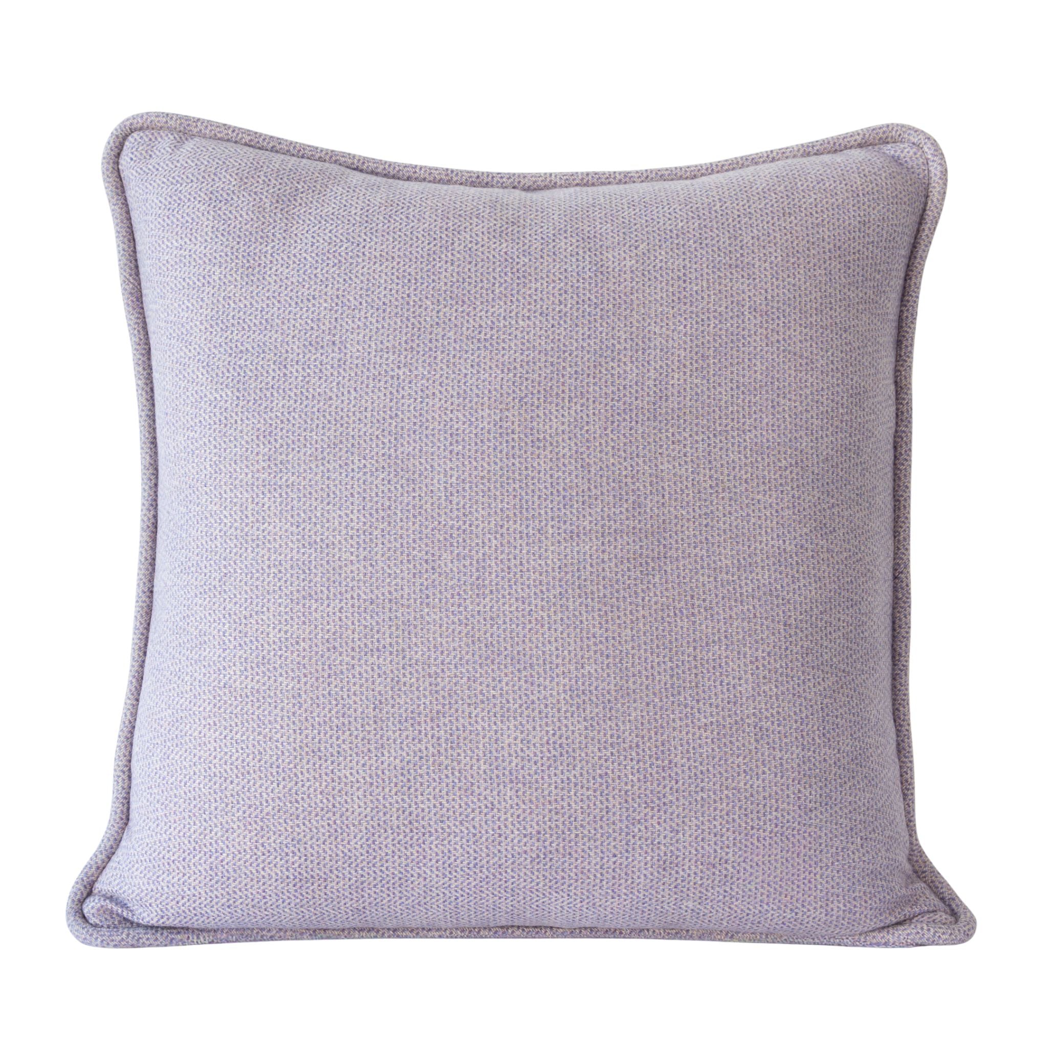 Ballyartella Cushion Crocus Purple Amethyst Herringbone