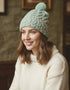 Cable Aran Hat with Pom Pom | Mint