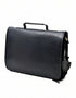 Tinnakeenly Leather Satchel Bag - Black
