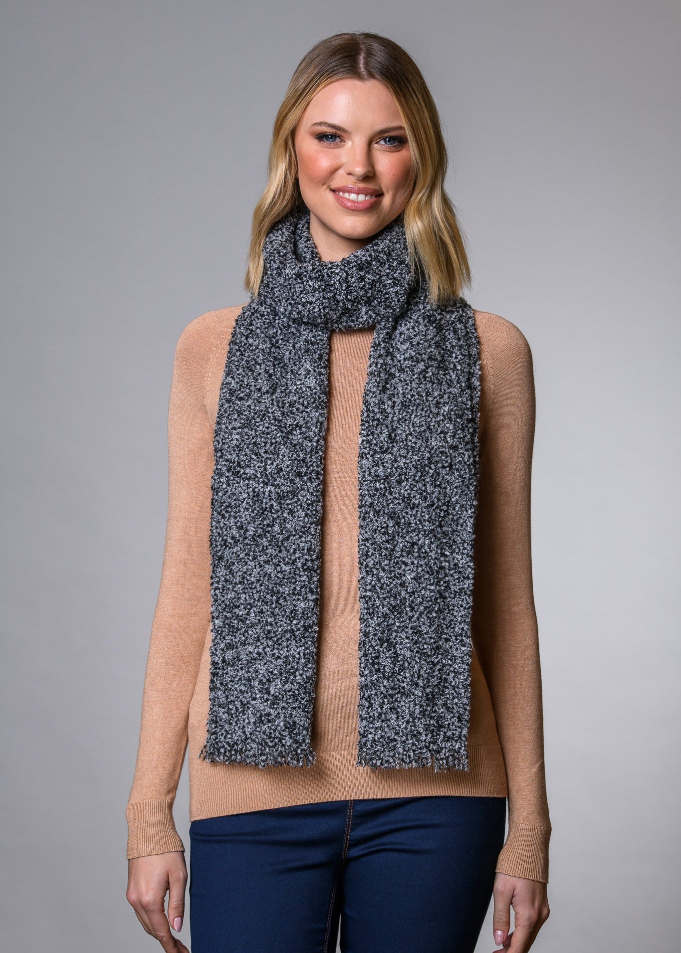 Mucros Cara Scarf | Authentic Irish Aran Wool Scarf | Made in Ireland
