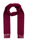 100% Pure Cashmere Scarf | Maroon | Irish Luxury Knitwear