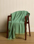 Foxford Lambswool Throw | Spearmint & Citrus