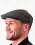 Charcoal Donegal Tweed Cap