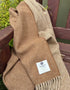 Mcnutt Pure Wool Throw | Chestnut Reversible