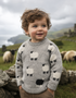 Children's Black Sheep Aran Sweater | 100% Pure Wool