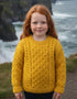 Childrens Aran Sweater | Sunflower - Clearance