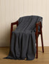 Foxford Cillian Lambswool Throw | Graphite