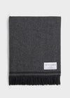 Foxford Cillian Lambswool Throw | Graphite
