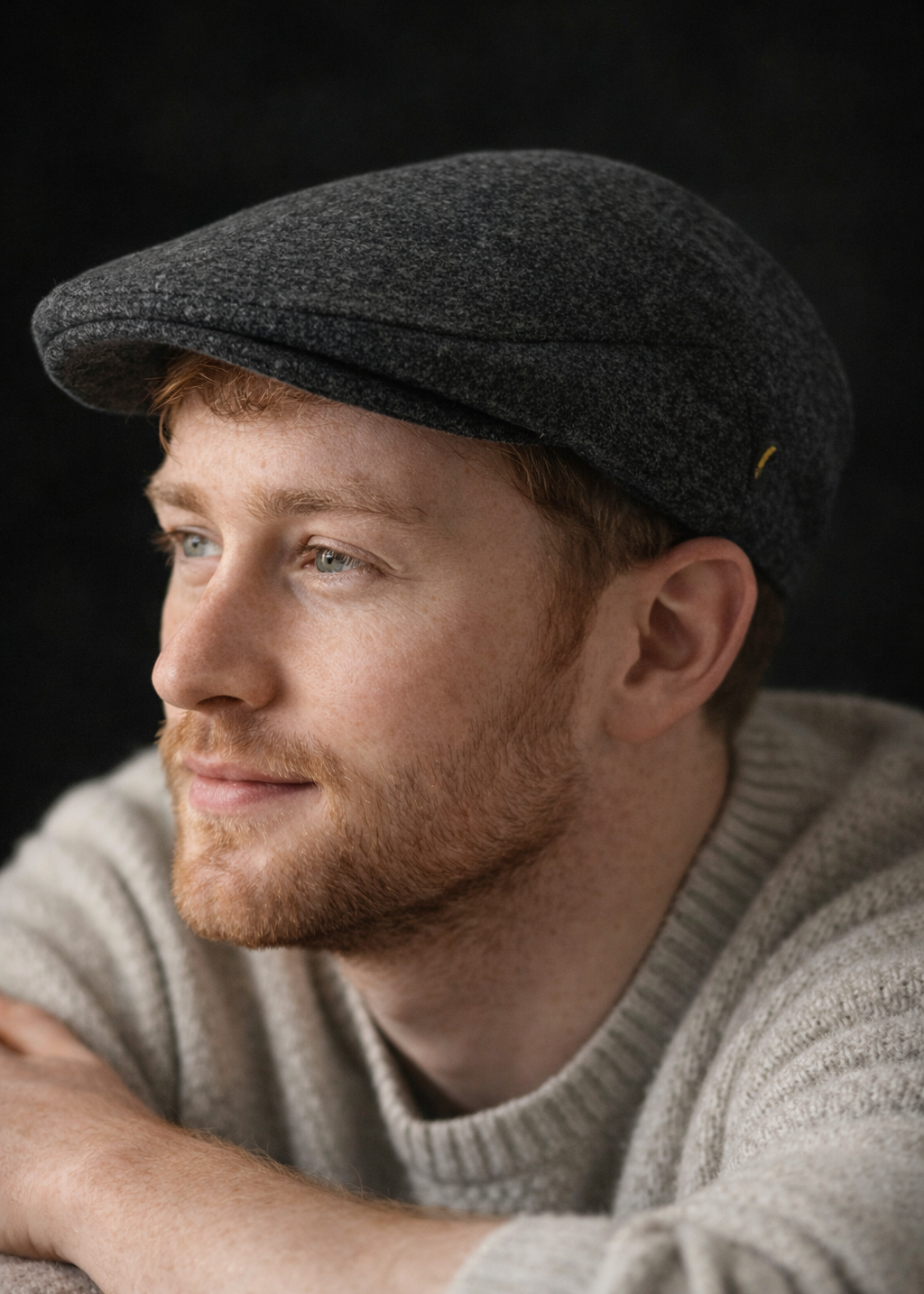 Clergy Grey Flat Cap | 100% Pure New Wool | Irish Made