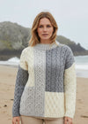 Cobh Aran Patch Sweater