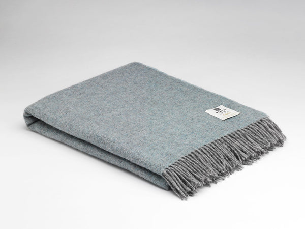 McNutt Pure Wool Throw | Seaspray