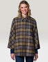 Mucros Country Cape | Moss Check