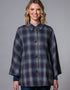 Mucros Country Cape | Charcoal Check