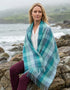 McNutt of Donegal Crashing Wave Wickeltuch | Luxuriöse irische Merino- und Kaschmir-Mischung