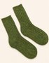 Dreifarbige Socken aus 100 % Merinowolle | Burgunderrot