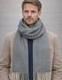 Foxford Lambswool Scarf | Mallard Green