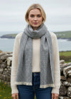 Mucros Aran Scarf | Merino Wool Alpaca Scarf