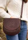 Lee River Saddle Bag | Brown Italian Leather Crossbody