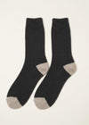 Charcoal Irish Merino Wool Socks | Women's