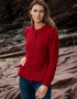 Aran Lumber Cardigan | Red