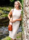 Luxury Irish Leather Pup Bag - Brown
