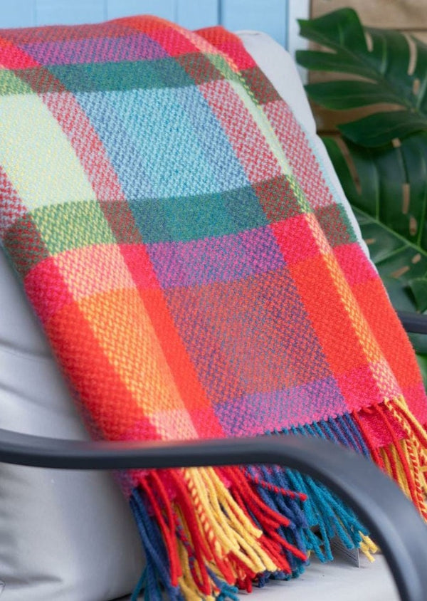 John Hanly Cashmere Merino Throw | Multi