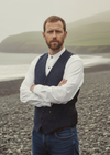 Donegal Tweed Navy Waistcoat | Hatman