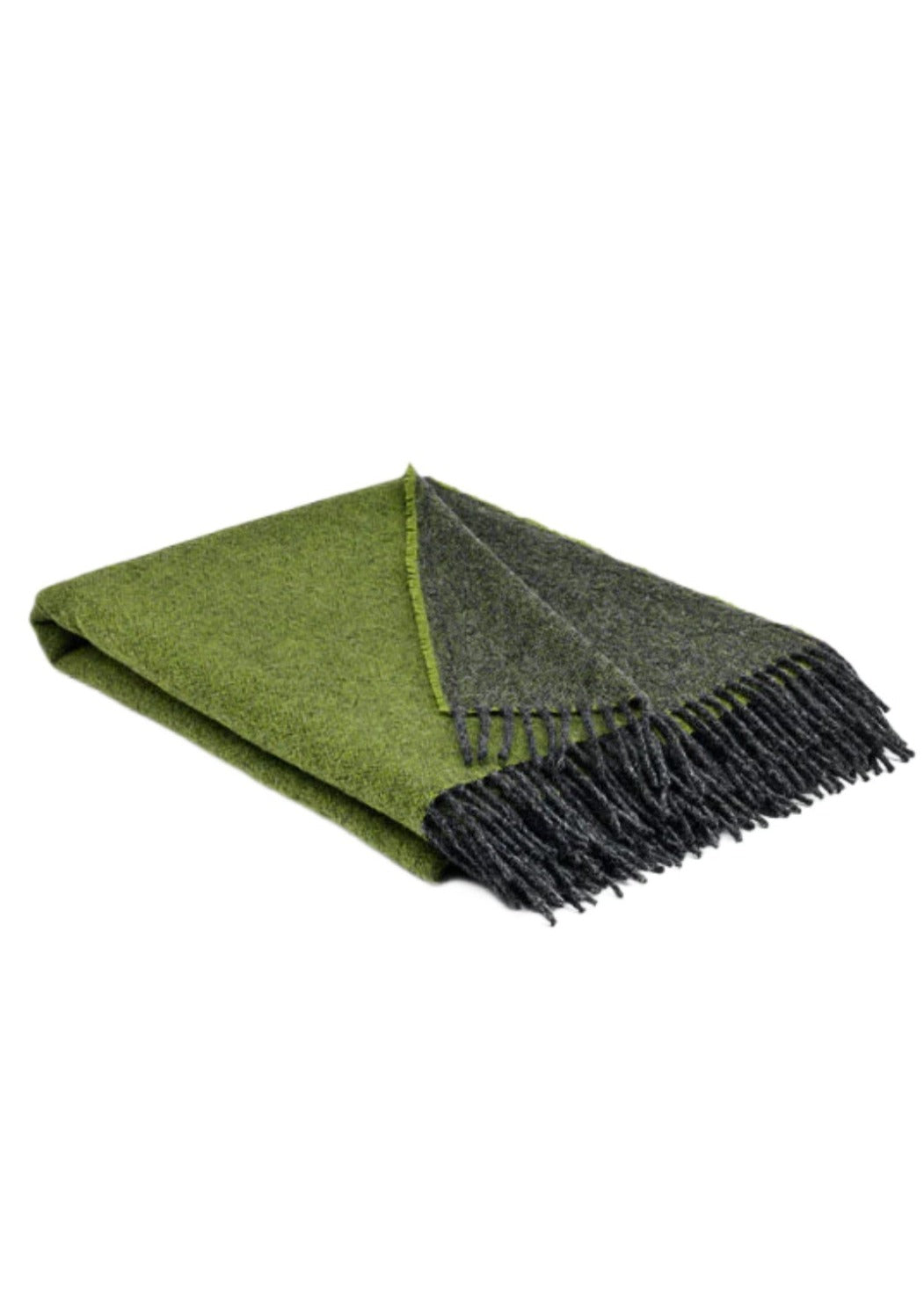 Mcnutt Meadow Green Reversible Blanket