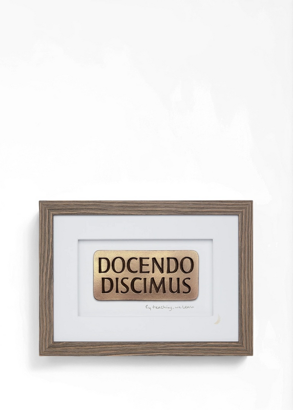 Docendo discimus – By teaching we learn