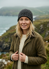 Donegal Fleck Wool Hat - Charcoal