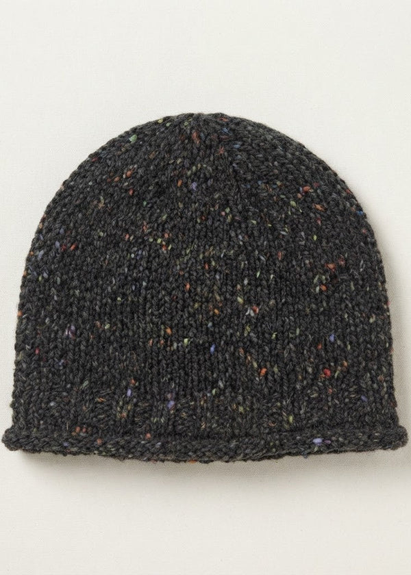 Donegal Fleck Wool Hat - Forest Green