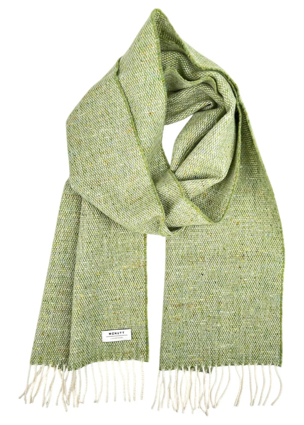 McNutt of Donegal Lime Tweed Scarf