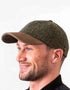 Donegal Tweed Baseball Cap | Green Salt & Pepper
