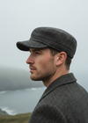 Donegal Tweed Cadet Cap | Charcoal