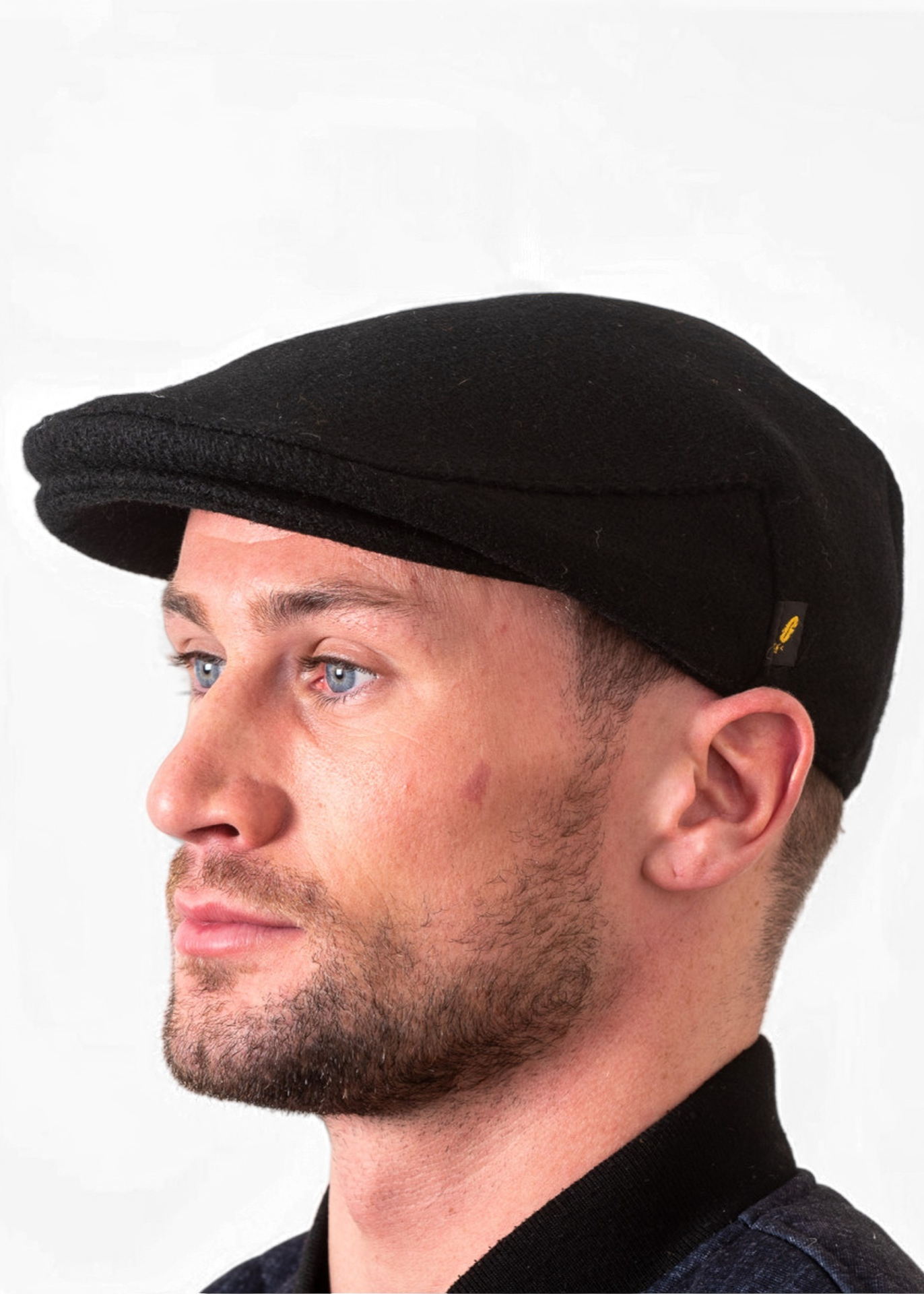 Donegal Tweed Cap | Black