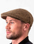 Donegal Tweed Cap | Brown Herringbone