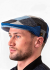 Donegal Tweed Flat Cap | Blue Patch