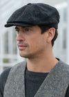 Mucros Charcoal Driving Cap | Premium Wool Peaky Blinders Style