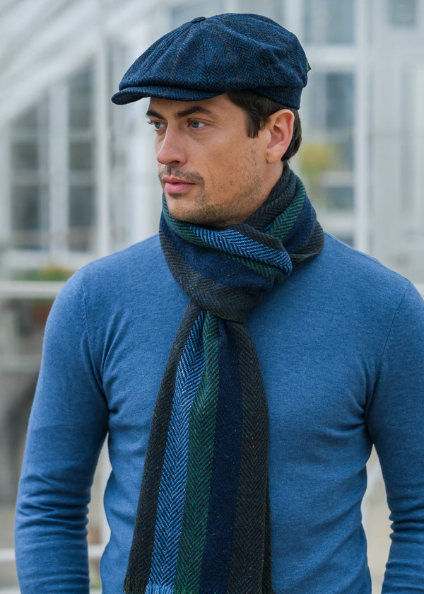 Mucros Premium Wool Driving Cap | Classic 8-Piece Design