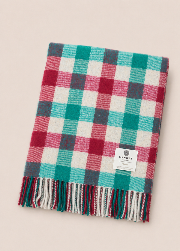 McNutt Pure Wool Throw | Campsite | Irish Heritage Blanket