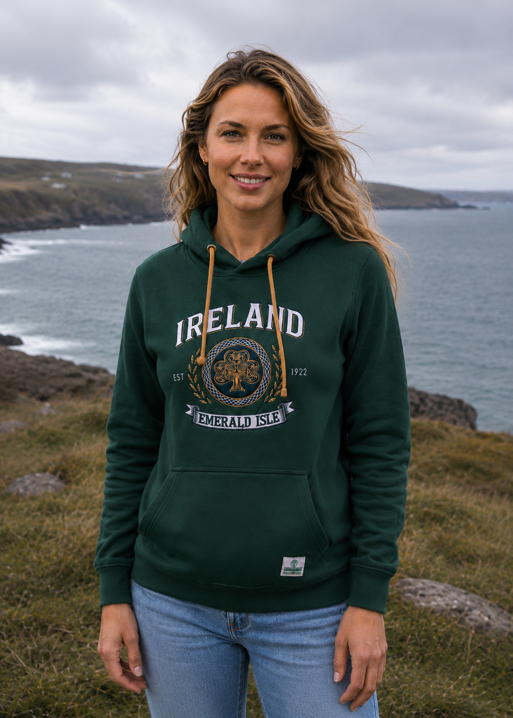 Women's Ireland Shamrock Hoodie | Green