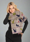 Jimmy Hourihan Fringed Scarf | Cats At Play