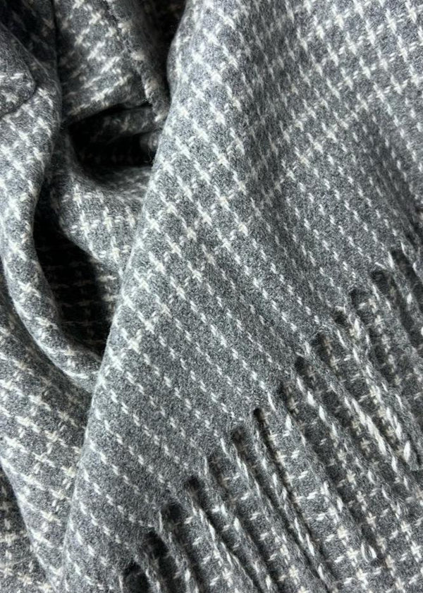 Mcnutt Cashmere & Merino Throw | Alpine Limestone