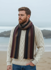 Mucros Donegal Scarf | Mustard Brown
