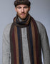 Mucros Donegal Scarf | Mustard Brown