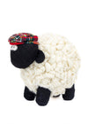 Erin Knitwear Knitted Sheep | Red Tartan Cap - Medium